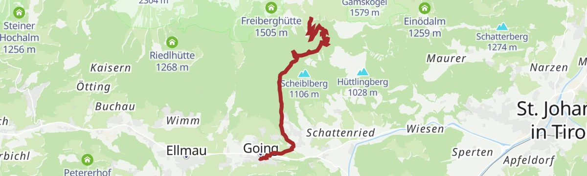 Route map: 272 | Obere Regalm